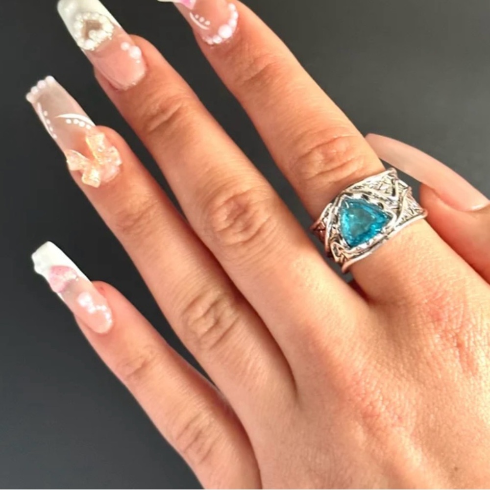 Vintage Boho Cubic Zirconia Ring